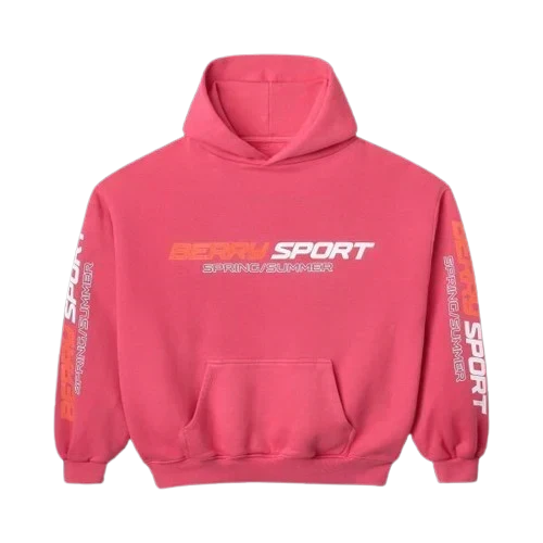 The Raspberry Hills Gold + Vintage Hoodie Pink